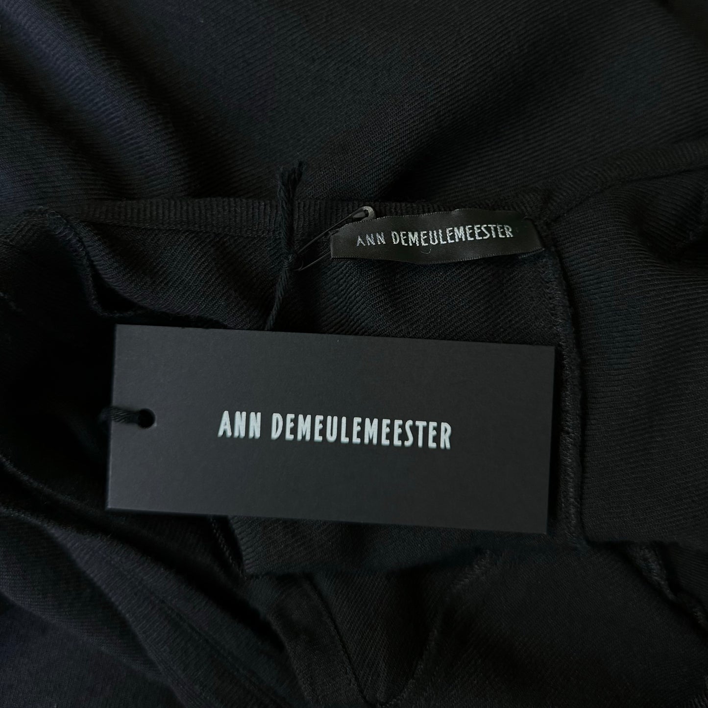 ANN DEMEULEMEESTER SS2021 BY SÉBASTIEN MEUNIER BLACK GOWN