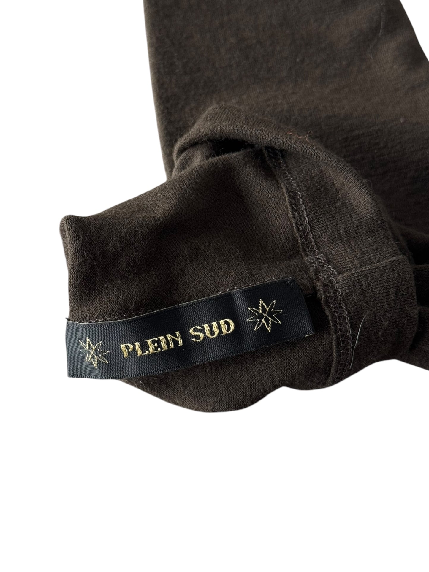 PLEIN SUD 2000s BROWN WOOL ARM/LEG WARMERS