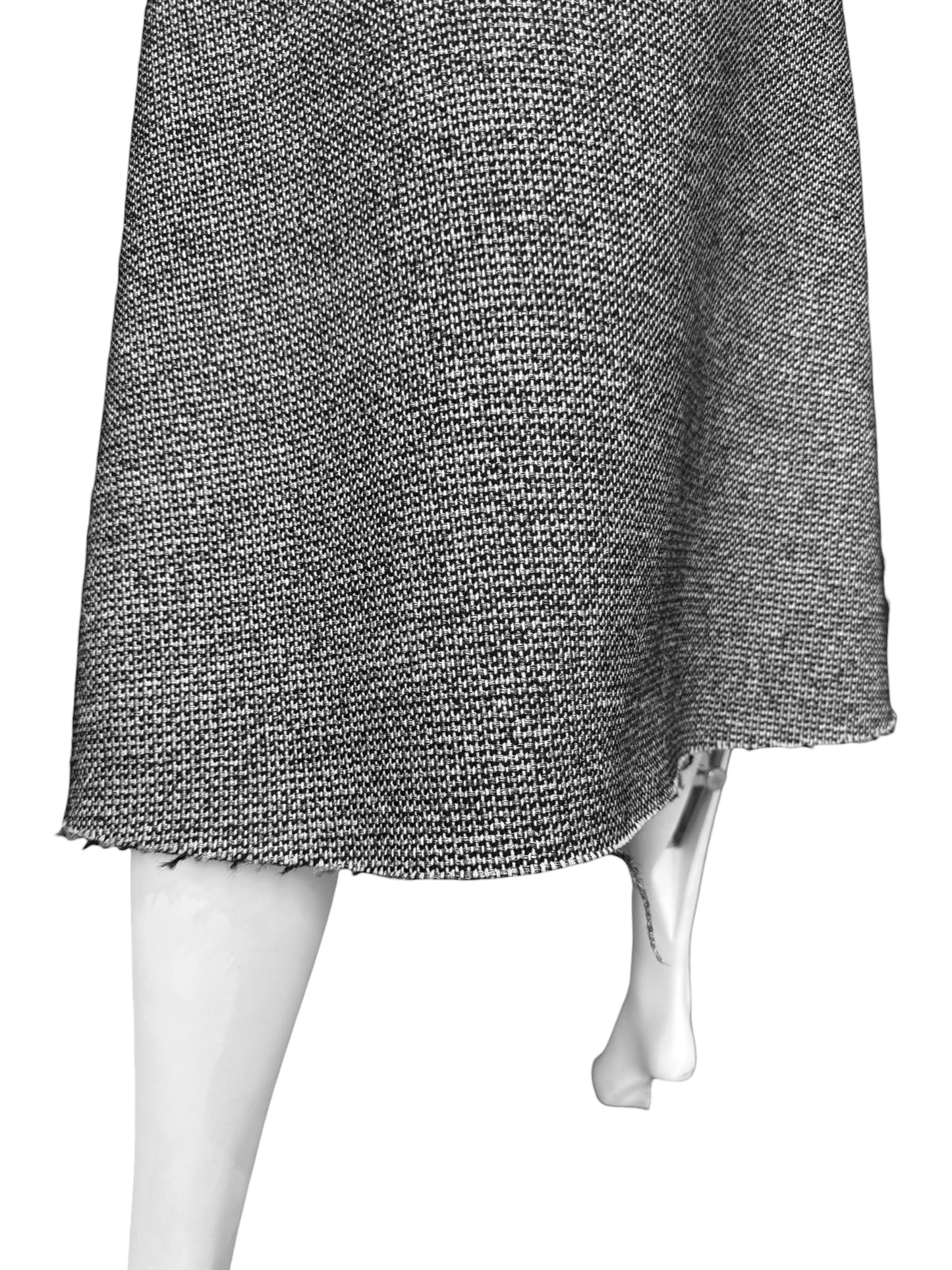 MAISON MARGIELA FW2016 BY JOHN GALLIANO GREY KNIT LONG SKIRT