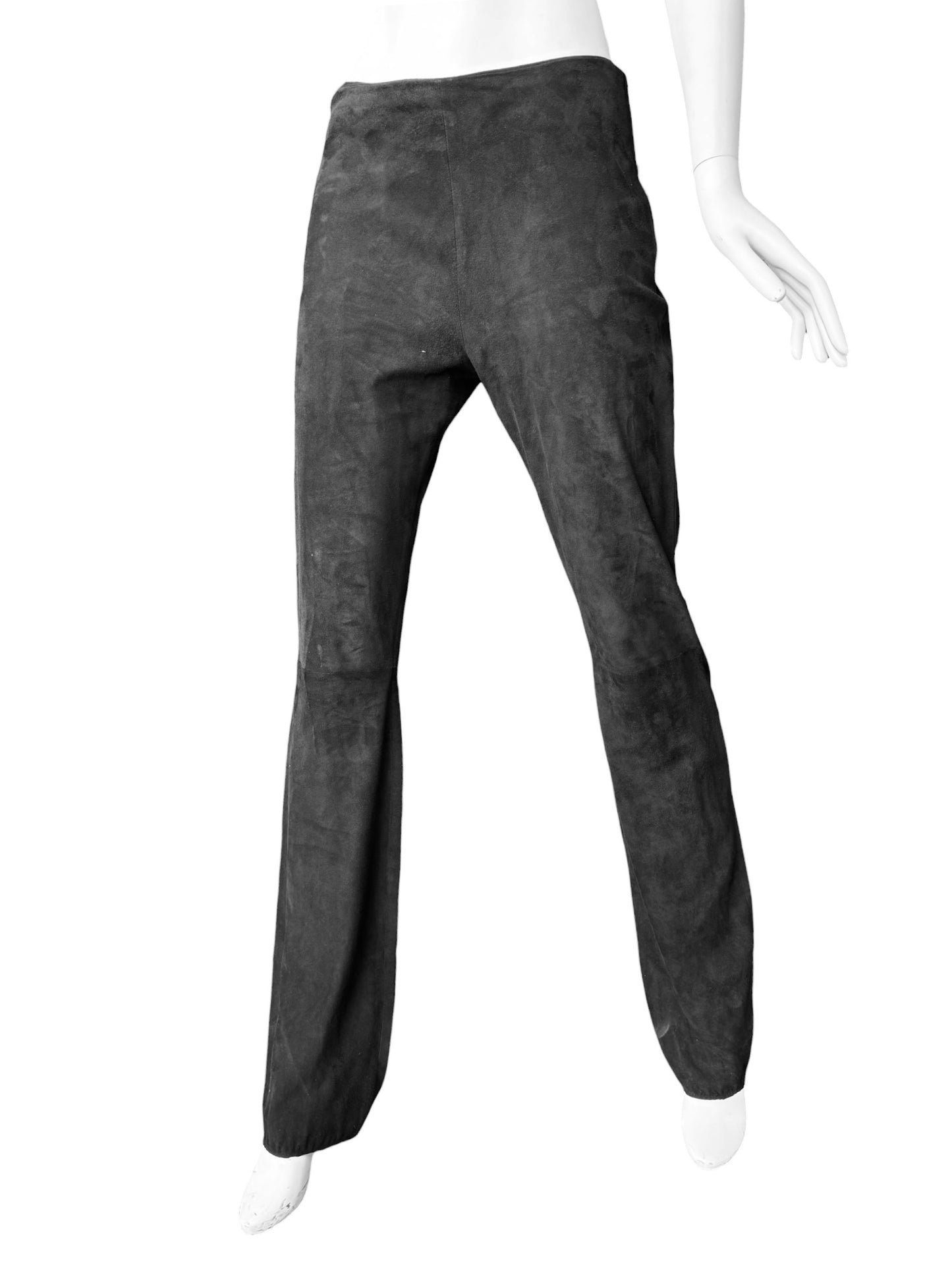 JITROIS 2000s BLACK LEATHER PANTS