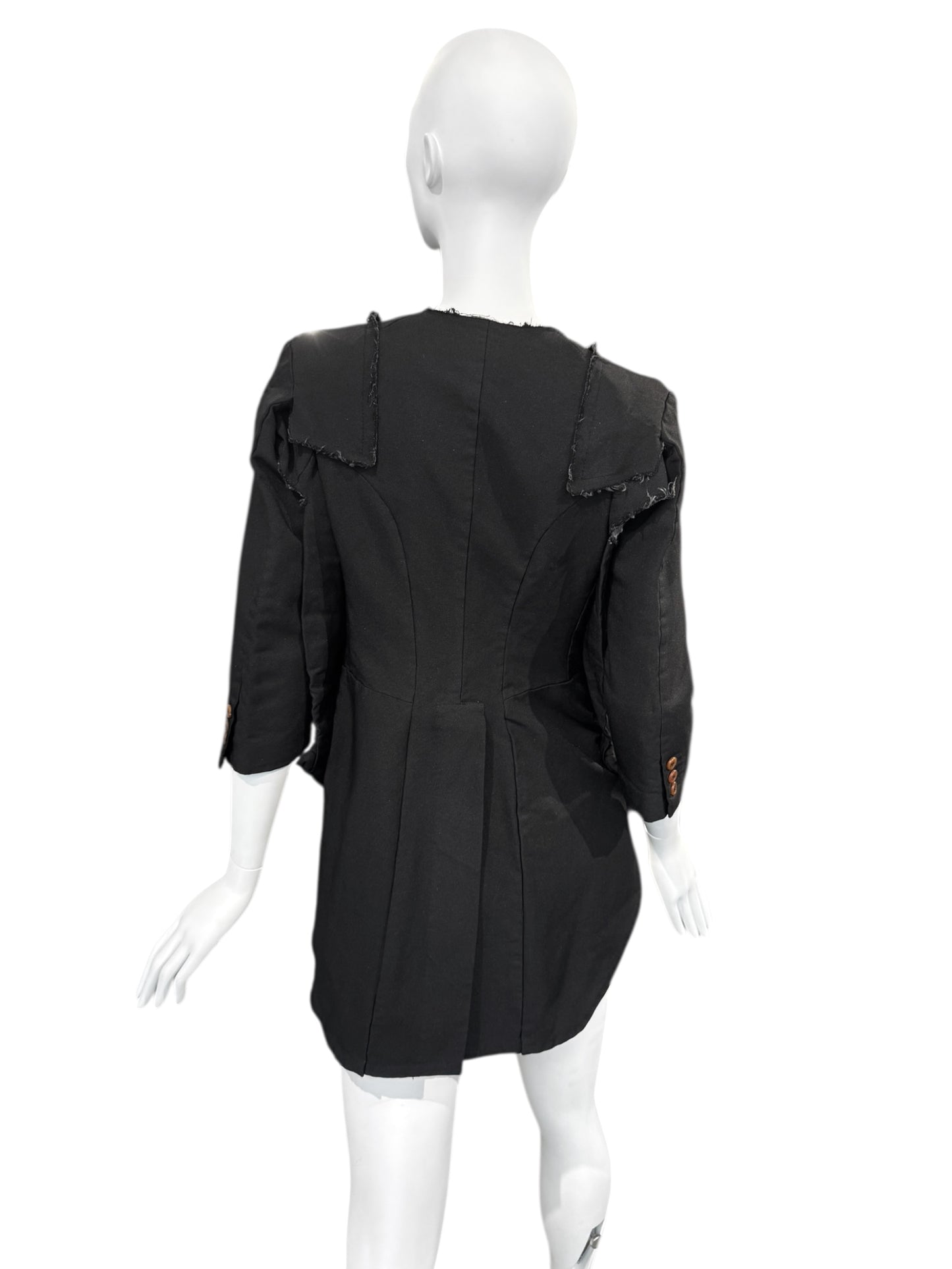 COMME DES GARÇONS SS2013 BLACK DECONSTRUCTED JACKET