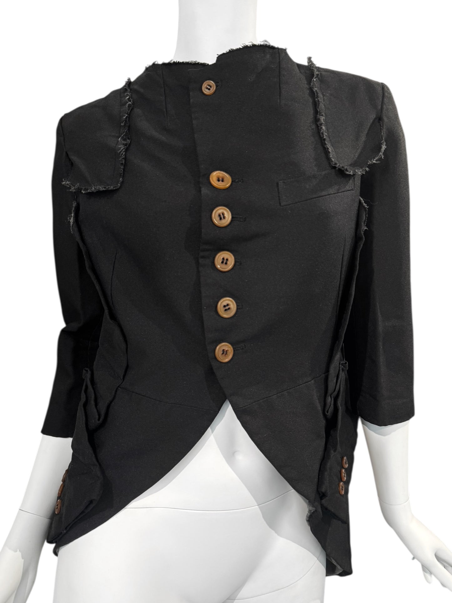 COMME DES GARÇONS SS2013 BLACK DECONSTRUCTED JACKET