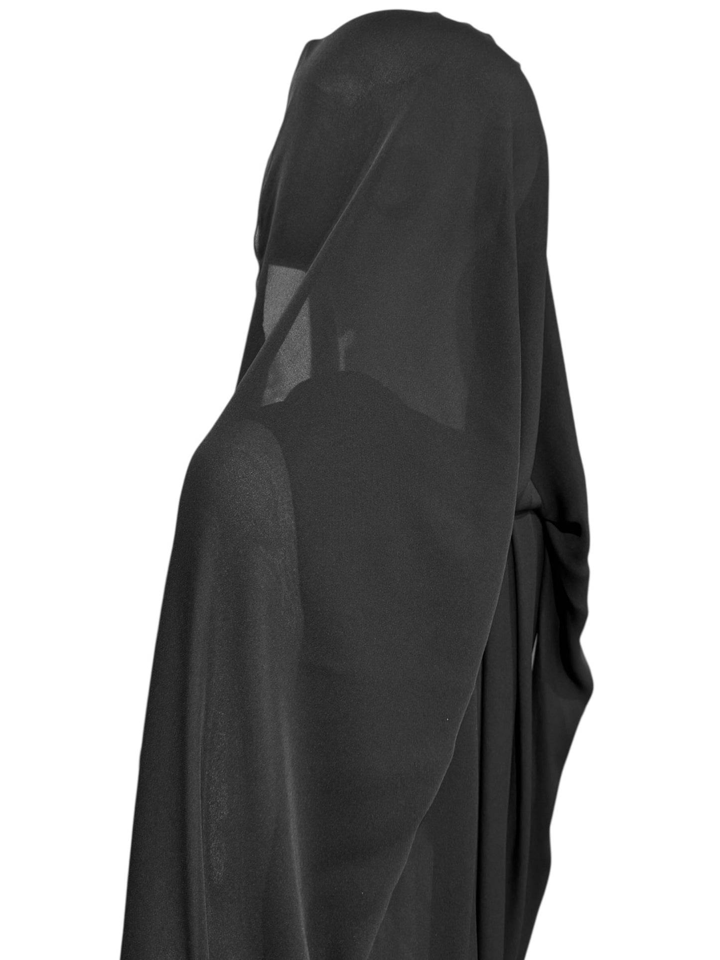 PLEIN SUD 2010s BLACK SILK HOODED TOP