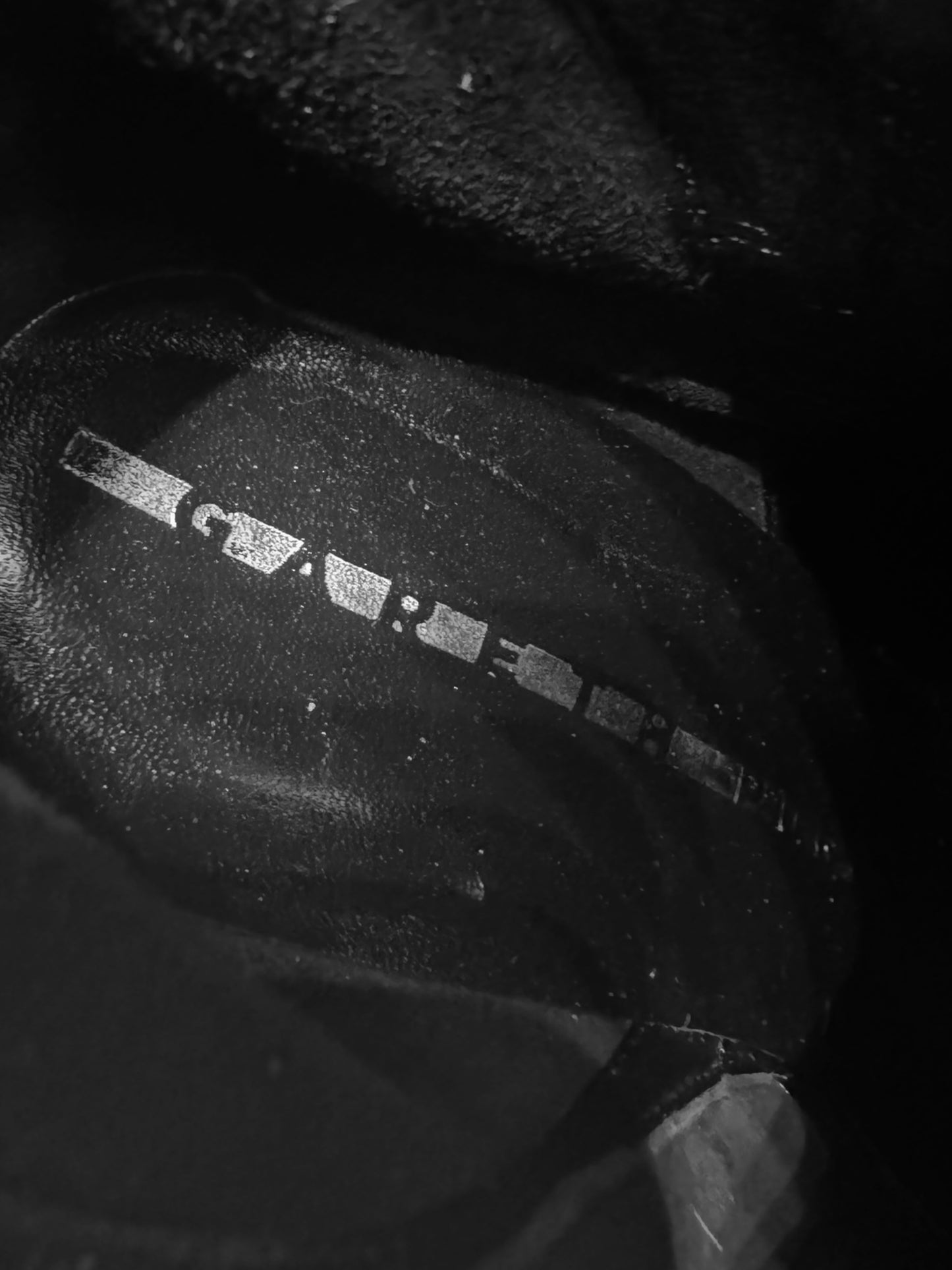 GARETH PUGH FW2010 BLACK PLEATED LEATHER WEDGE ANKLE BOOTS