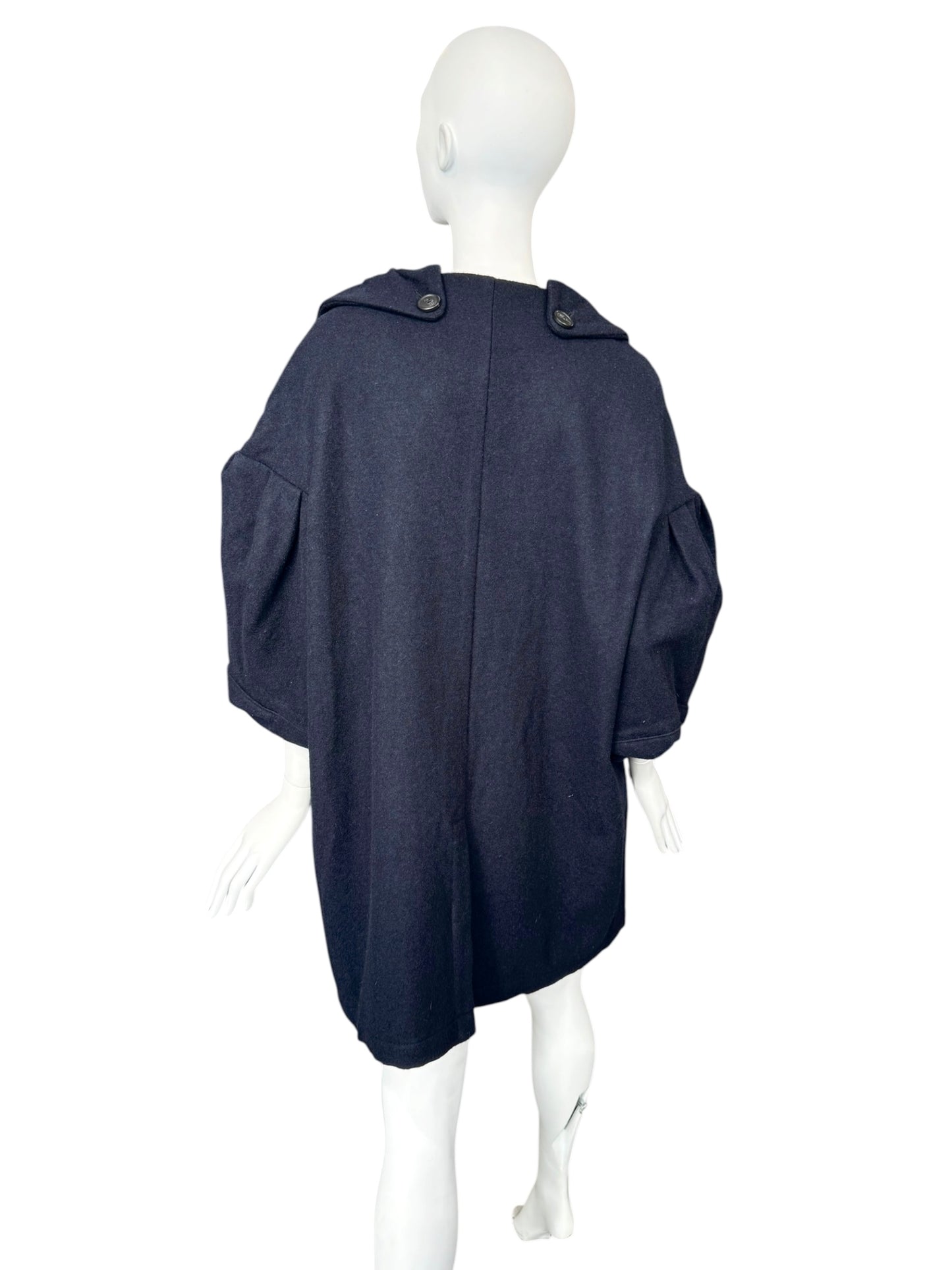 KAPITAL 2010s NAVY BLUE OVERSIZE JACKET