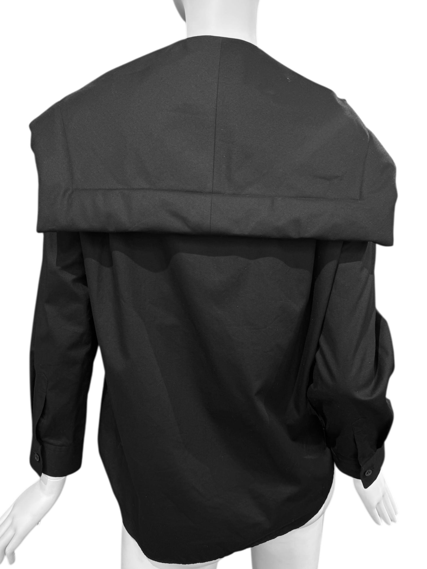 COMME DES GARÇONS TRICOT FW2020 BLACK BOW COLLAR SHIRT