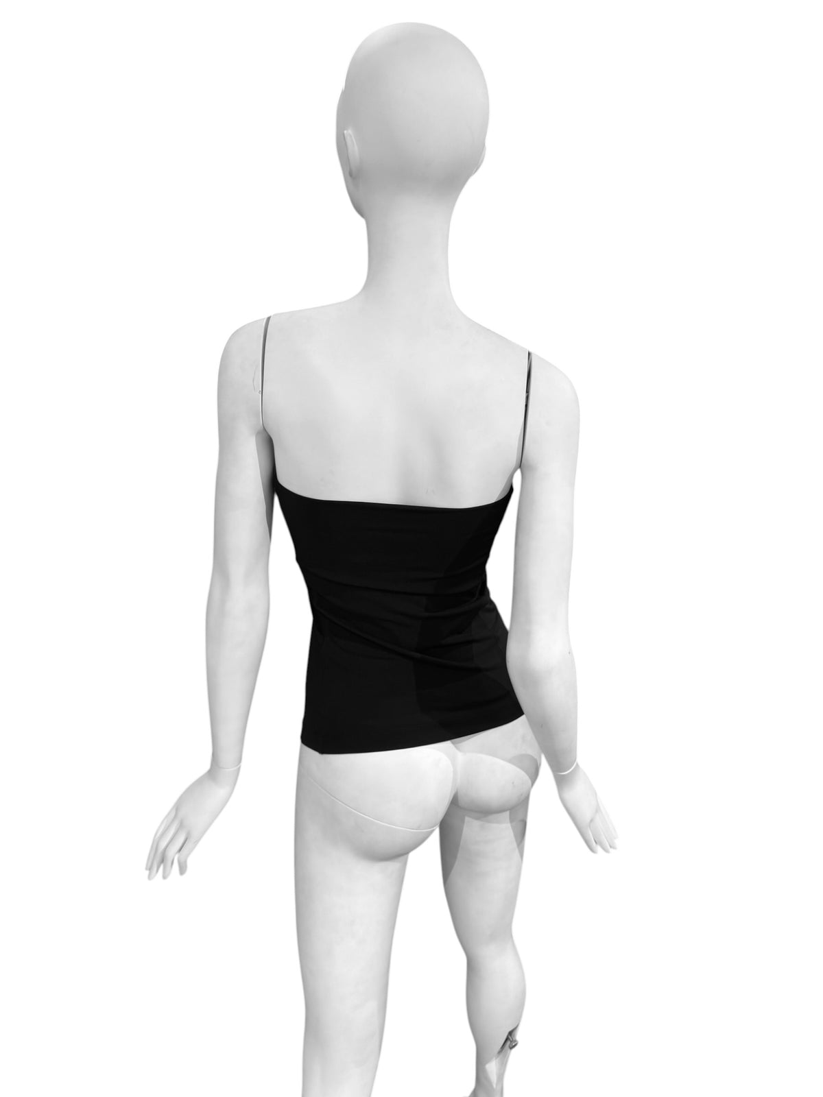 PLEIN SUD 2000s BLACK BUSTIER TOP