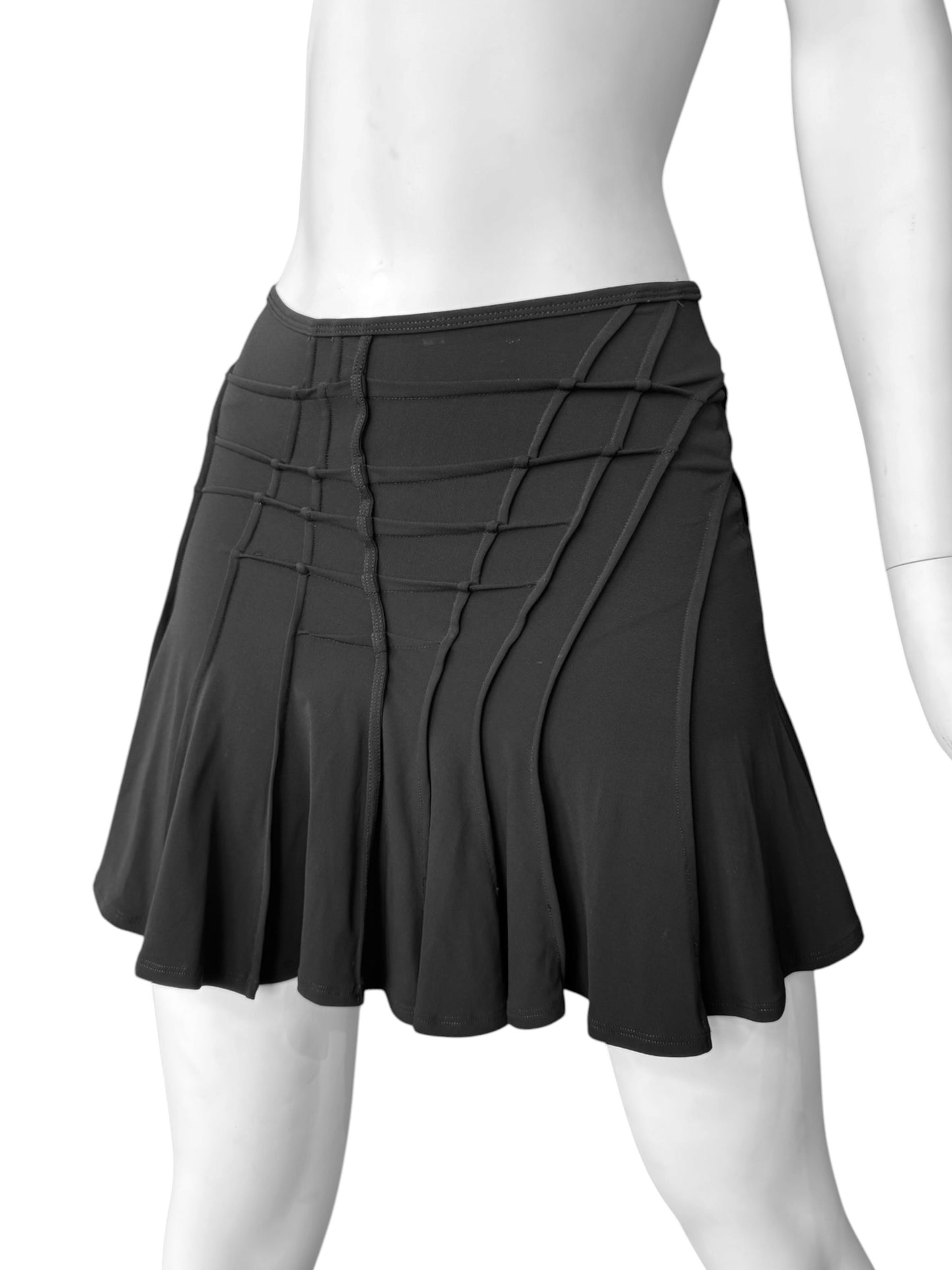 PLEIN SUD SS2004 BLACK MINI SKIRT