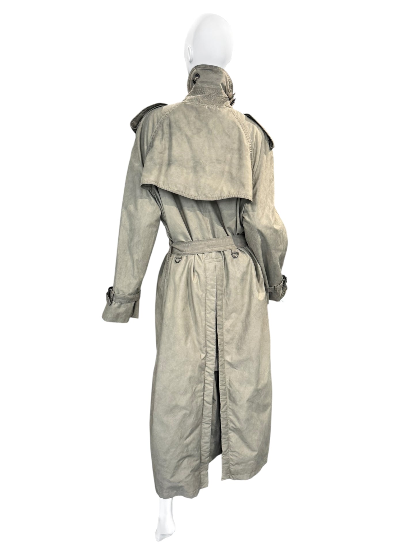 MAISON MARGIELA FW2019 BY JOHN GALLIANO BEIGE DESTRUCTURED TRENCH COAT