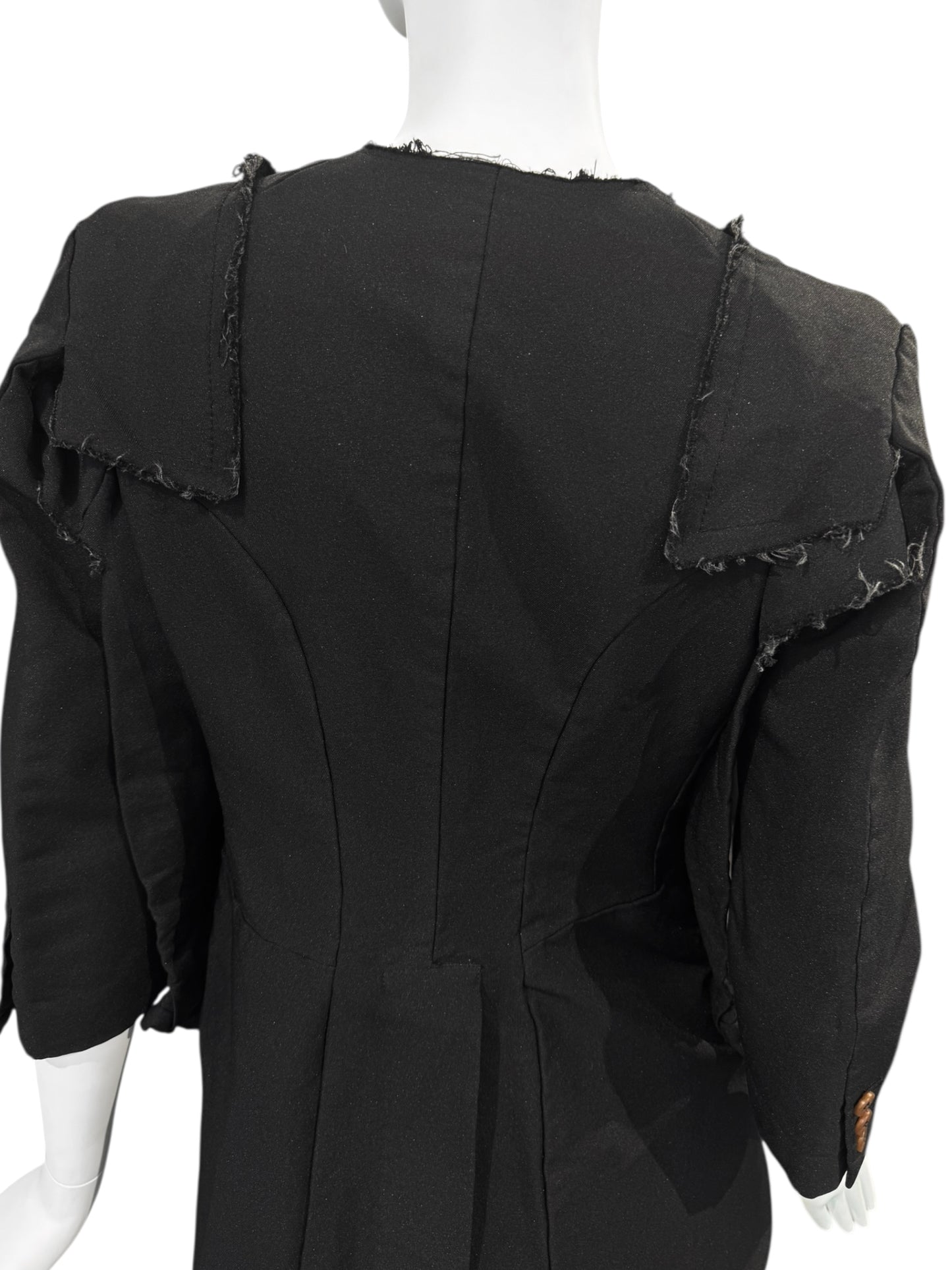 COMME DES GARÇONS SS2013 BLACK DECONSTRUCTED JACKET