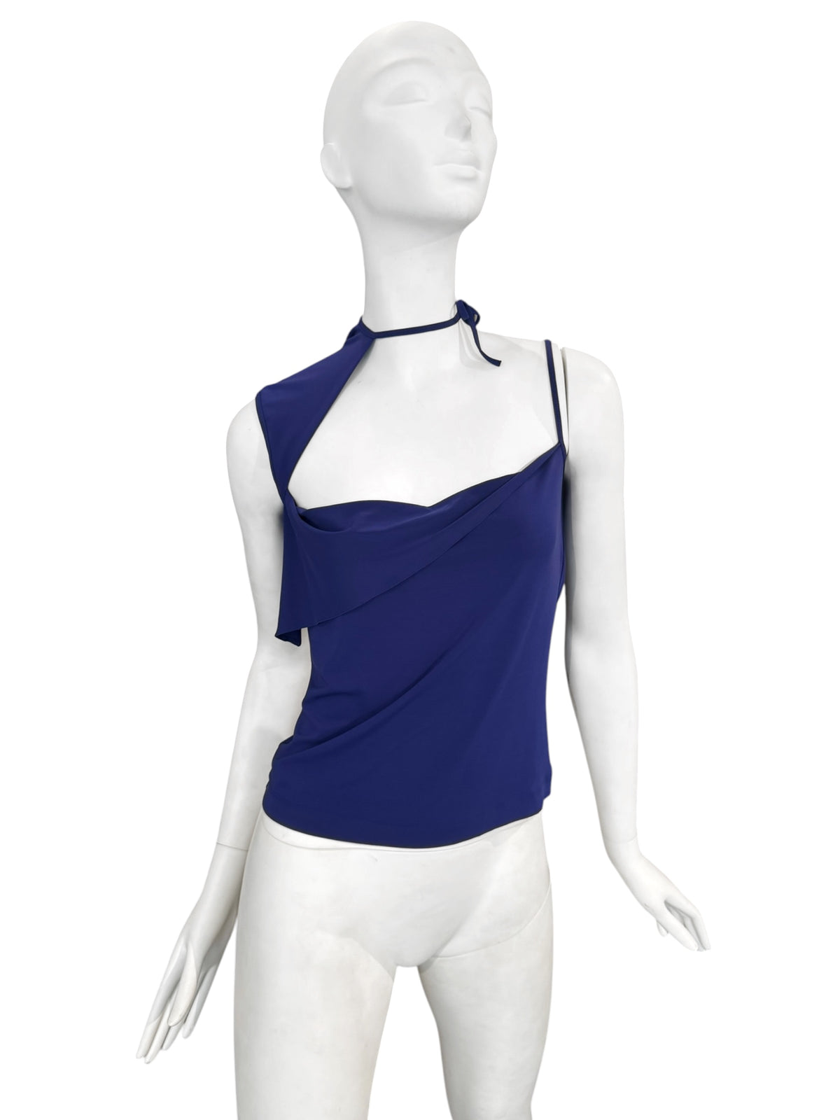 PLEIN SUD SS1998 PURPLE ASYMMETRICAL TANK TOP