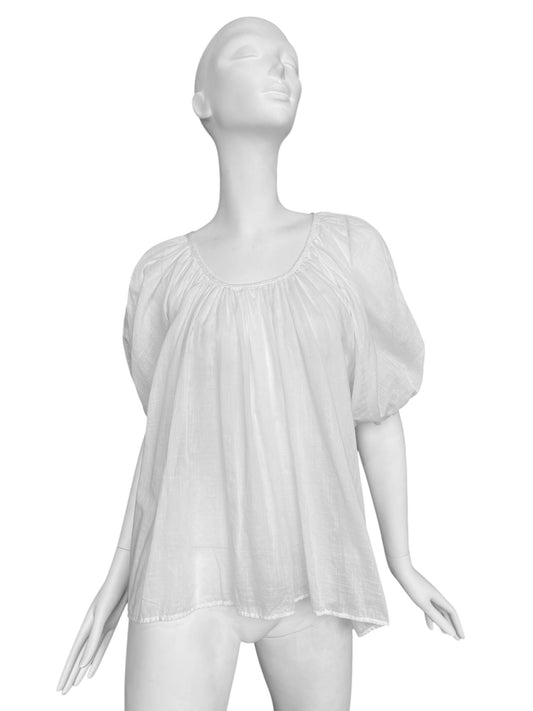 KAPITAL 2000s WHITE ROMANTIC BLOUSE