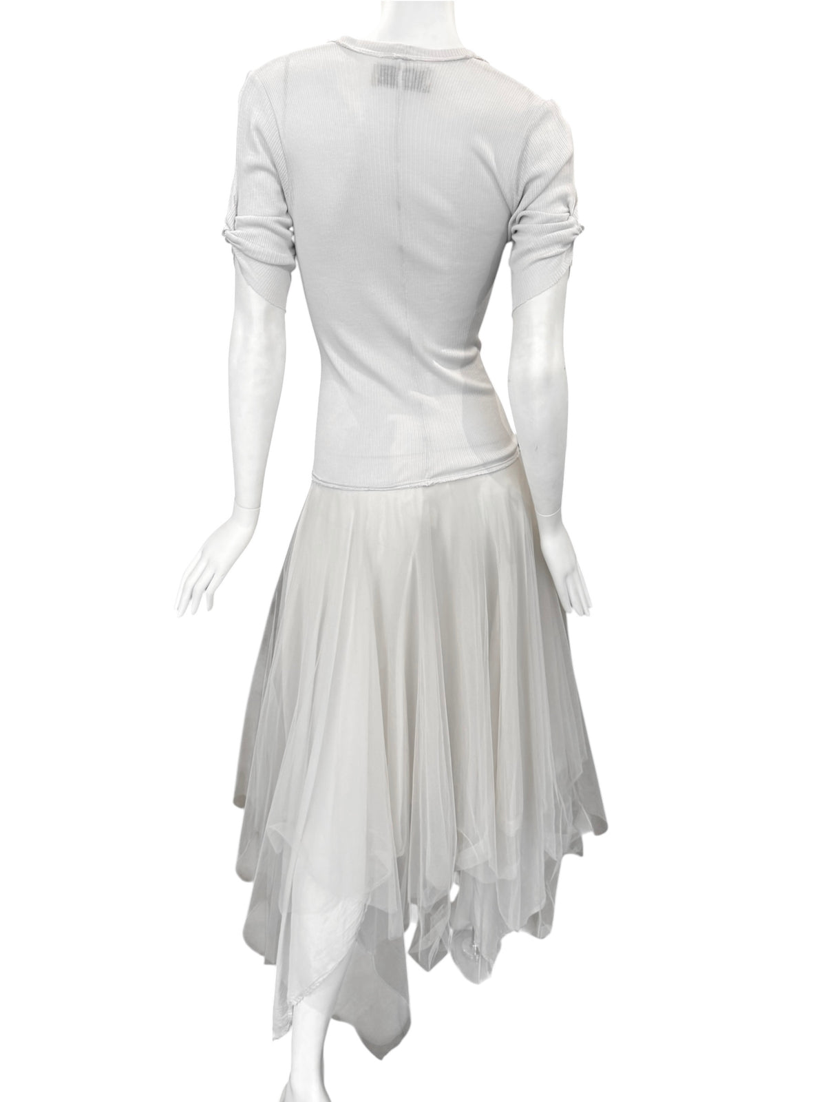 MARC LE BIHAN 2020s LIGHT GREY BALLERINA MAXI DRESS