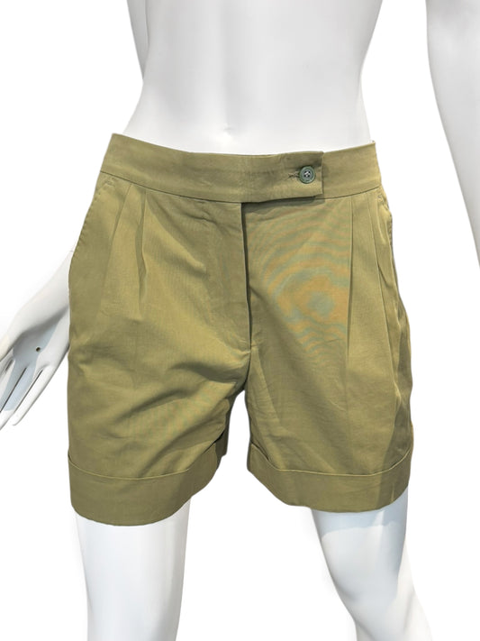 ALEXANDER MCQUEEN SS2005 «IT’S ONLY A GAME» GREEN MINI SHORTS