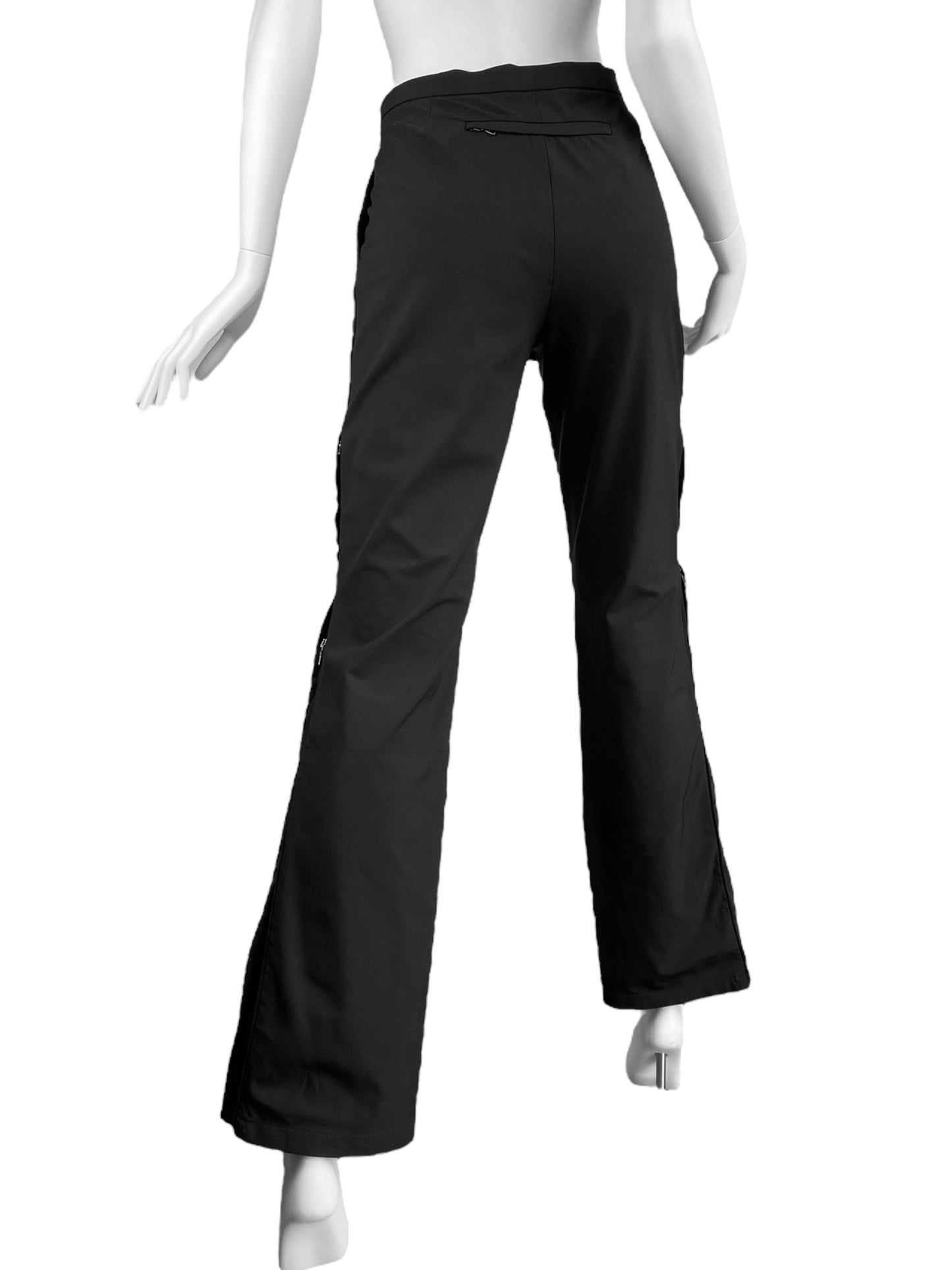 PRADA FW1999 BLACK FLARED PANTS