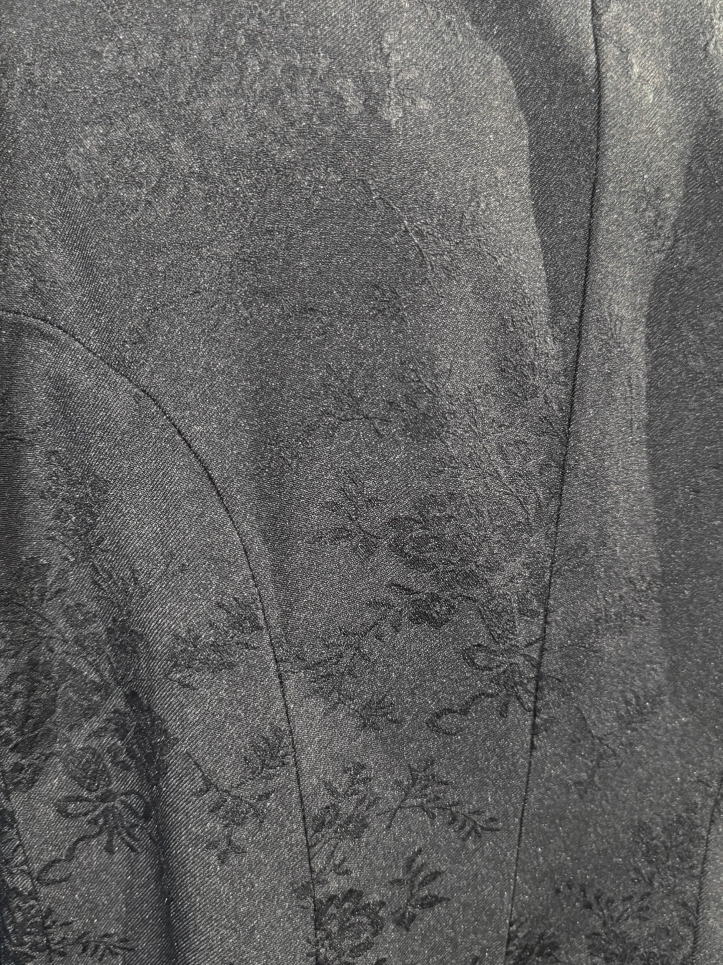 COMME DES GARÇONS 2015 BLACK FLORAL JACQUARD BLAZER