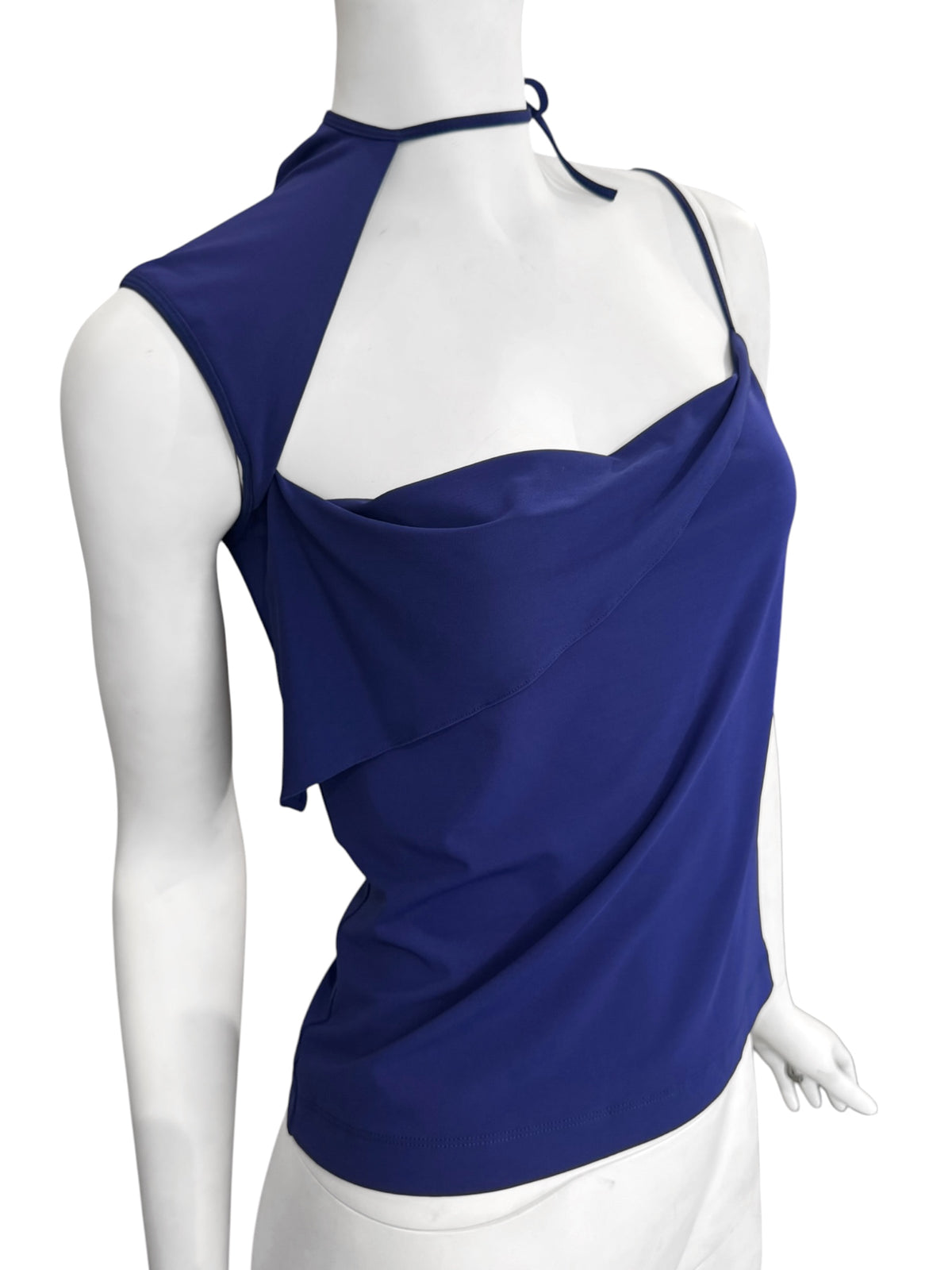 PLEIN SUD SS1998 PURPLE ASYMMETRICAL TANK TOP