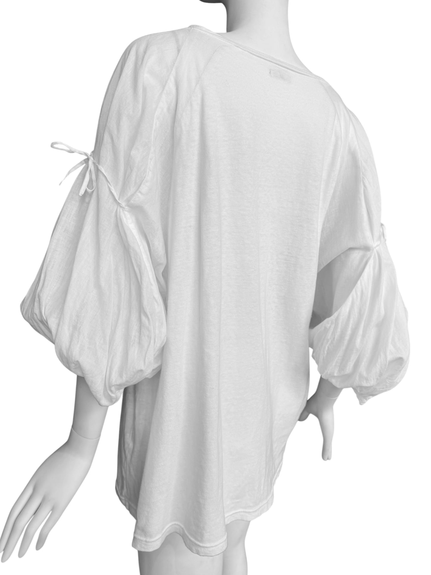 KAPITAL 2000s WHITE OVERSIZE BLOUSE