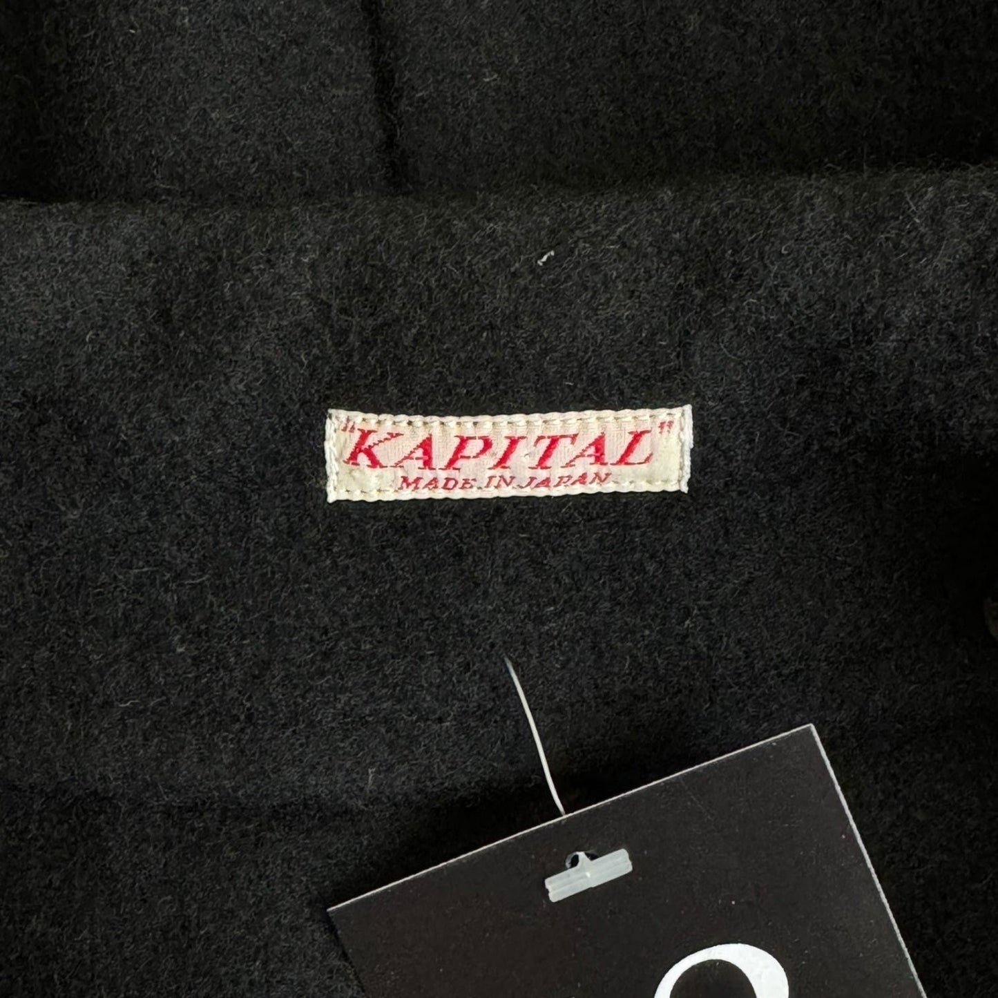 KAPITAL 2010s BLACK WOOL BALLOON COAT/DRESS