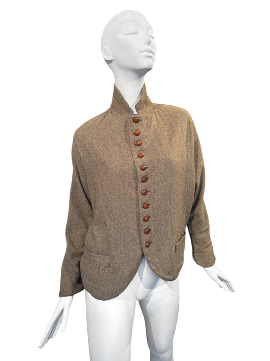 KAPITAL 2010s BROWN WOOL JACKET