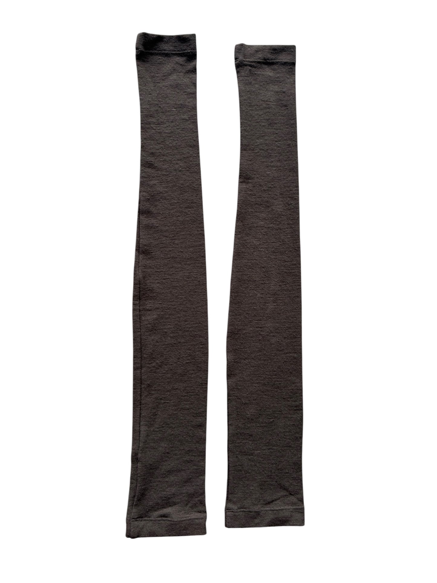 PLEIN SUD 2000s BROWN WOOL ARM/LEG WARMERS