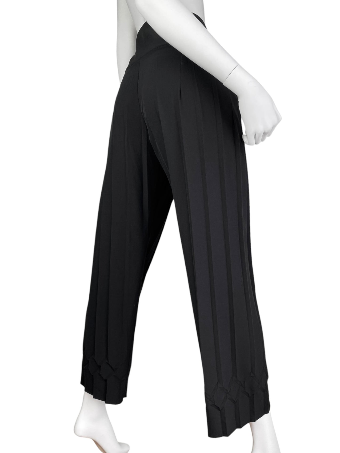 MOLOKO 2010s BLACK PLEATED PANTS