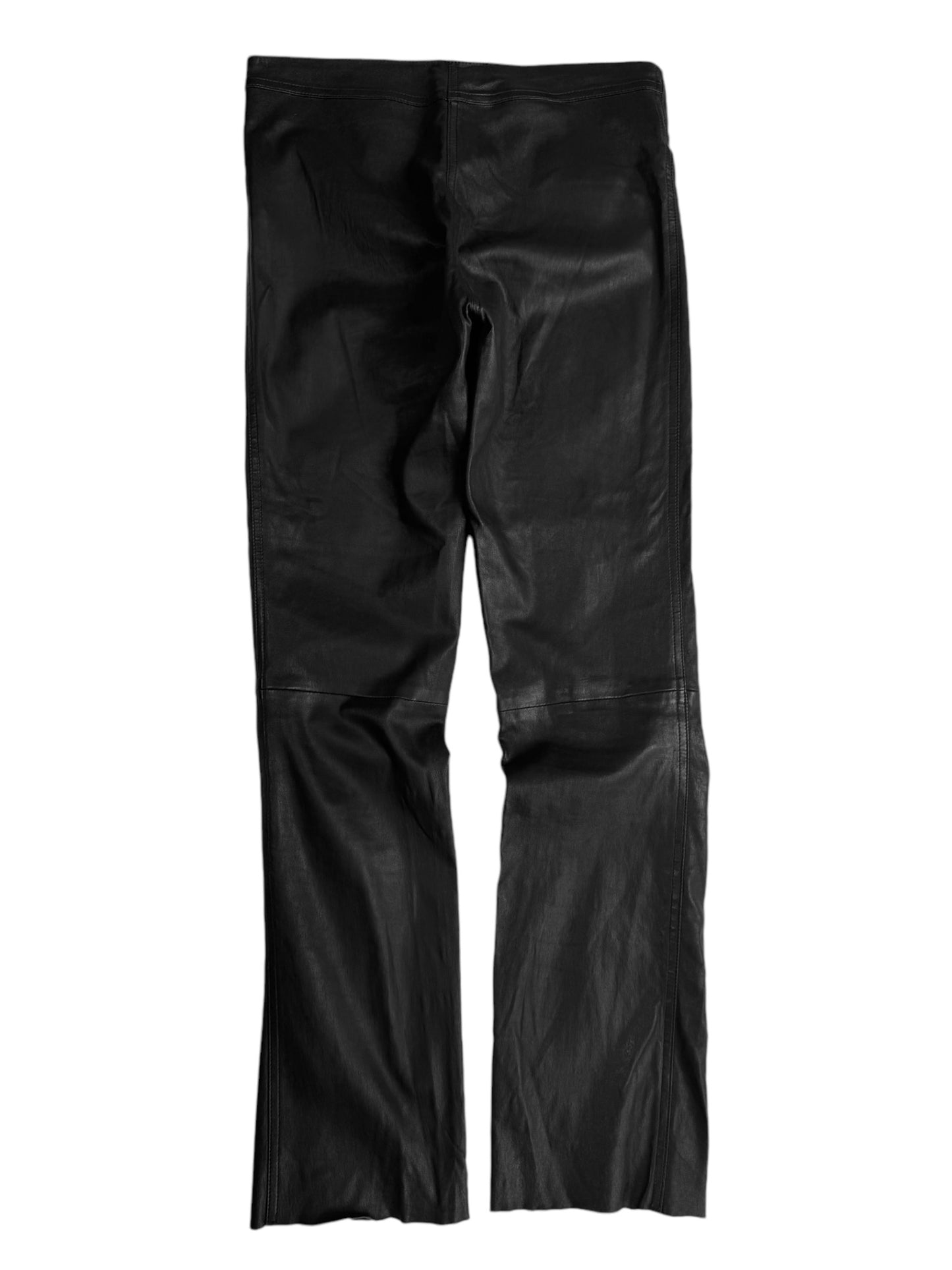 JITROIS 2010s BLACK LEATHER PANTS