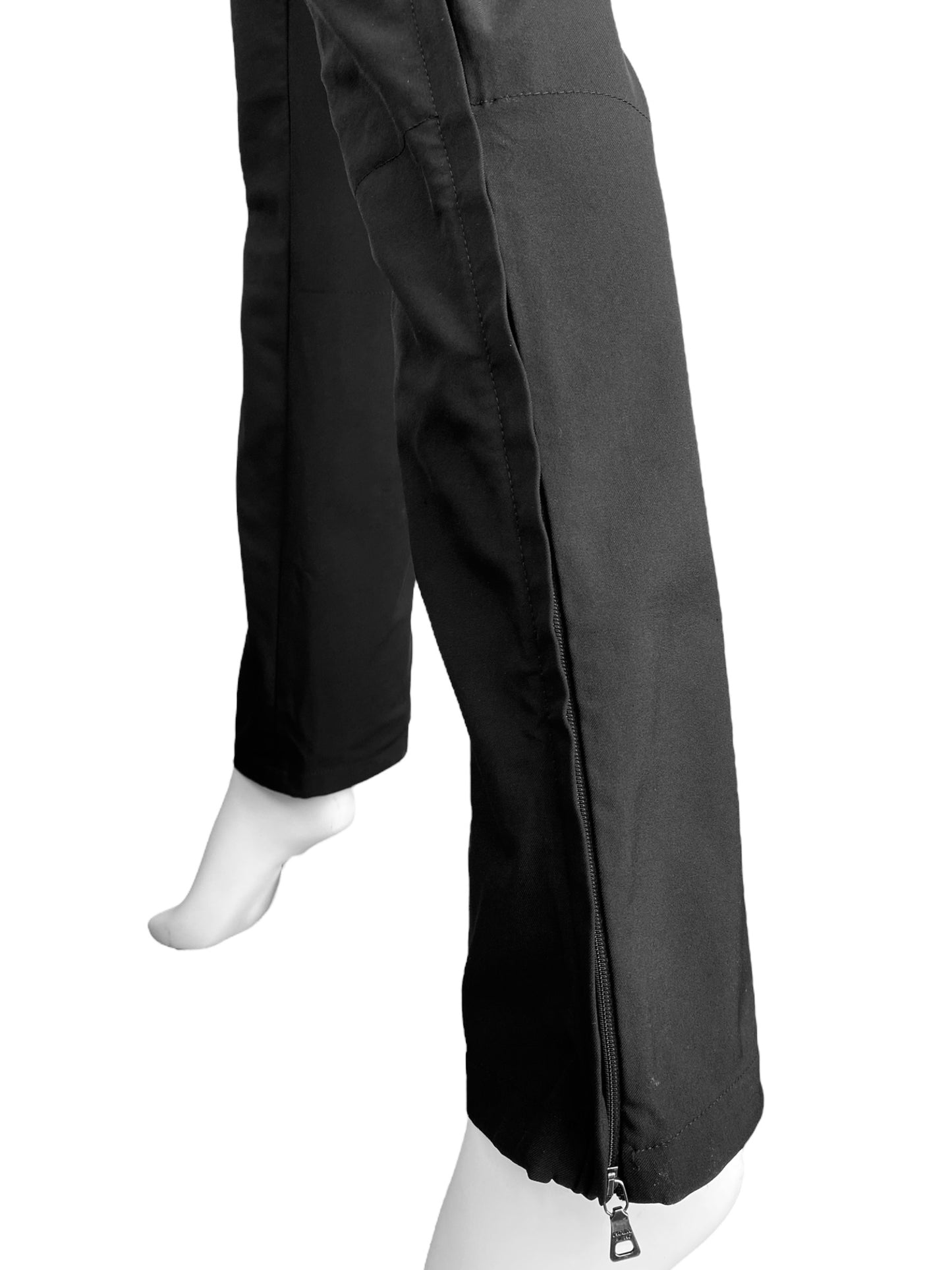 PRADA FW1999 BLACK FLARED PANTS