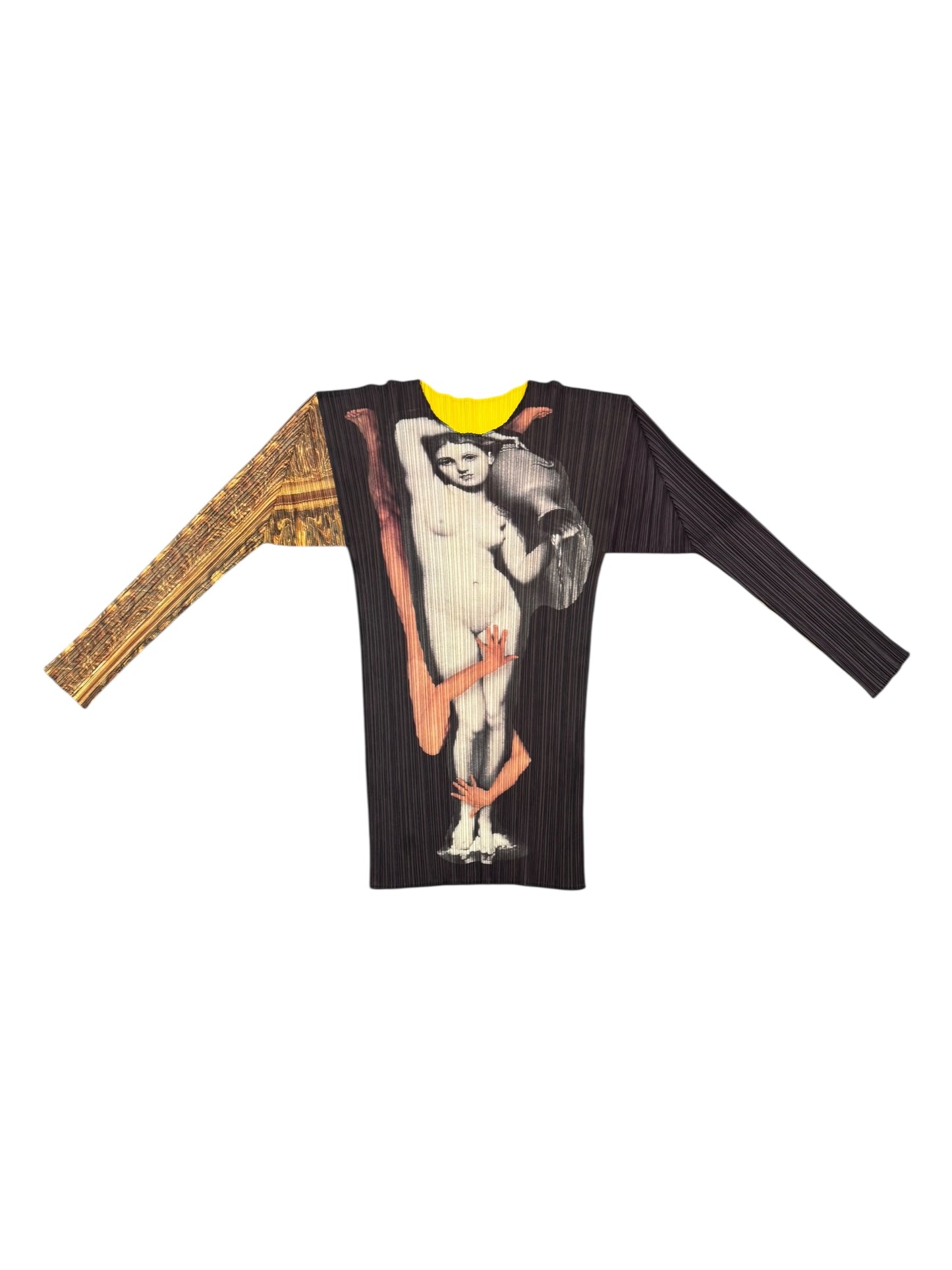 PLEATS PLEASE ISSEY MIYAKE FW1996 X YASUMASA MORIMURA « LA SOURCE PORTRAIT » PLEATED TOP