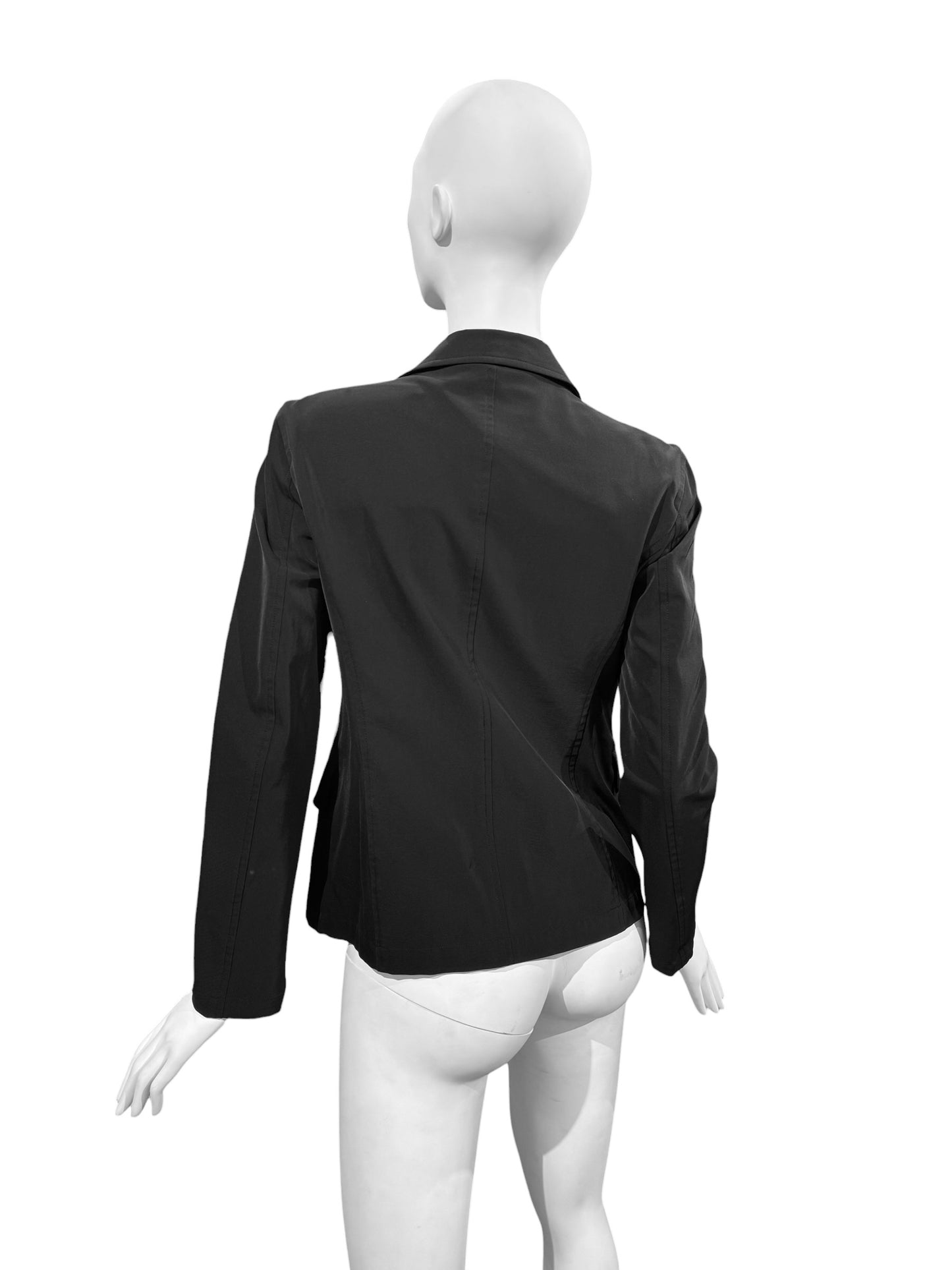 ISSEY MIYAKE SS2003 BY NAOKI TAKIZAWA  BLACK BUTTONS BLAZER