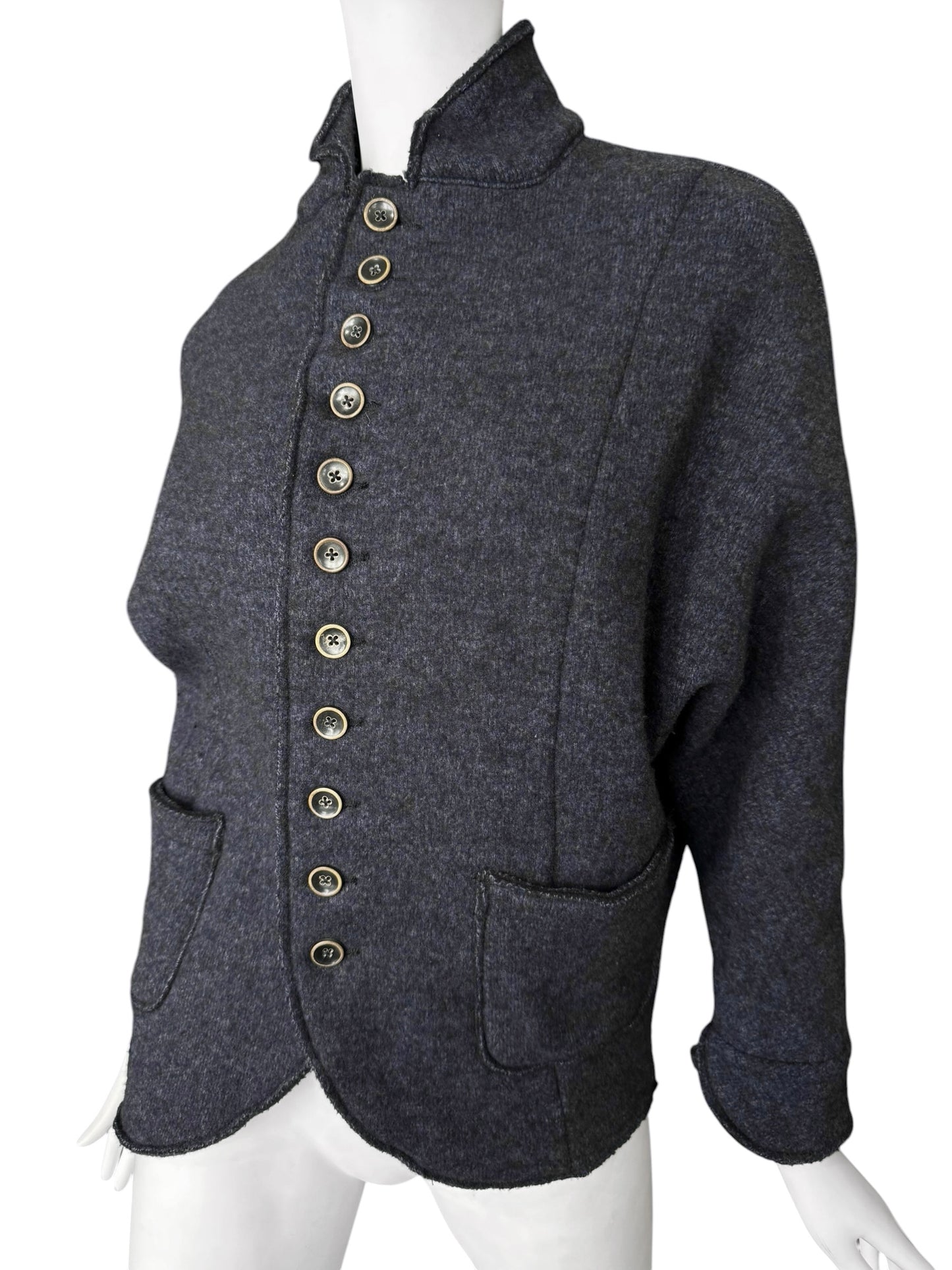 KAPITAL 2010s BLUE WOOL JACKET