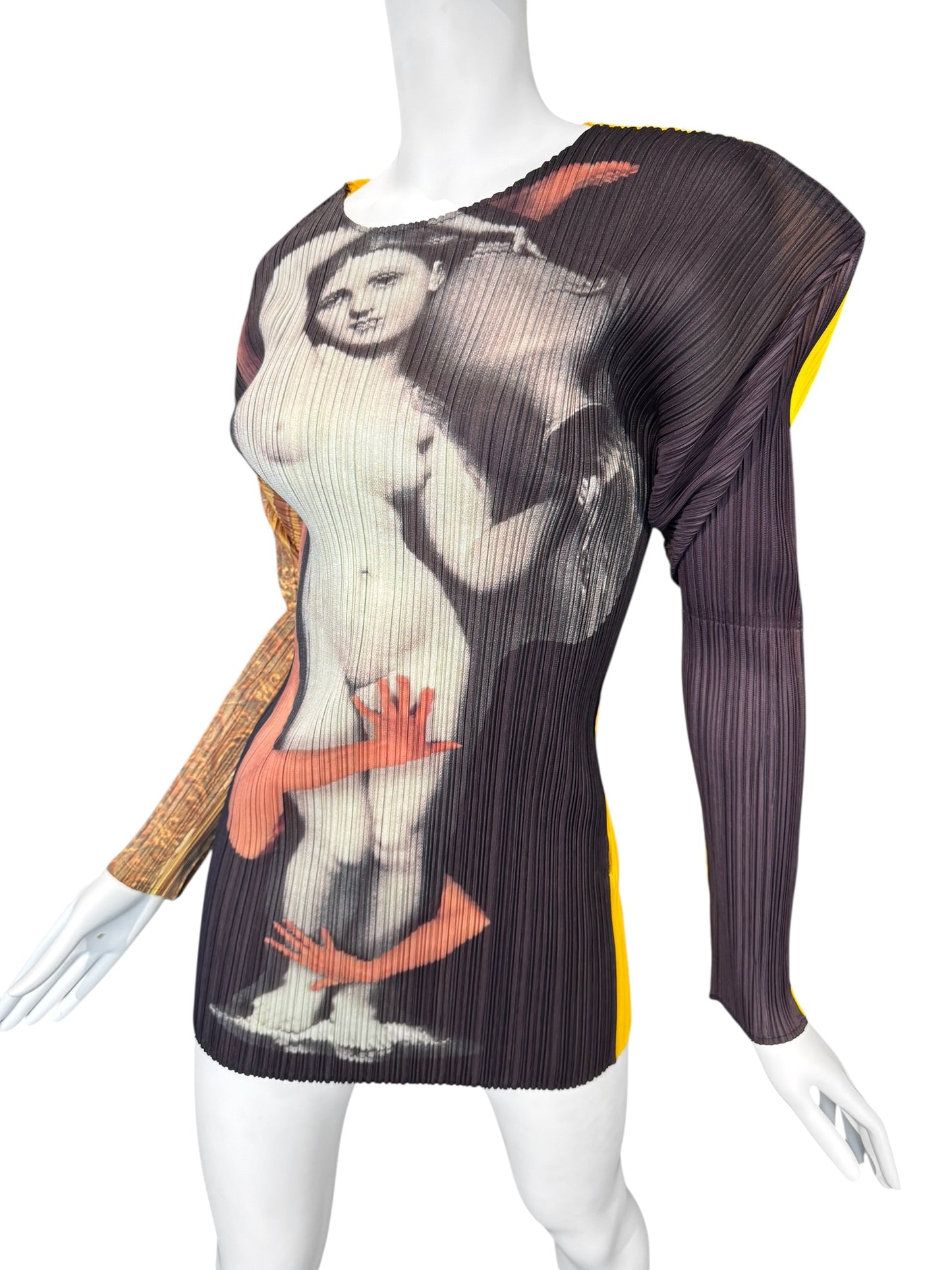 PLEATS PLEASE ISSEY MIYAKE FW1996 X YASUMASA MORIMURA « LA SOURCE PORTRAIT » PLEATED TOP