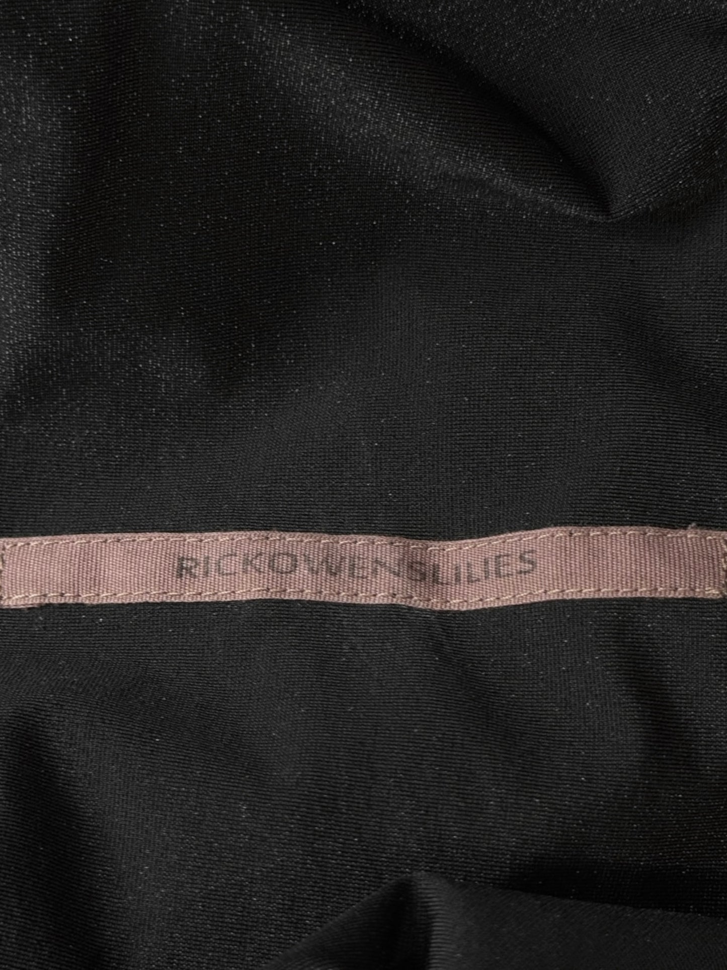 RICK OWENS LILIES 2020s BLACK CUT OUT ASYMMETRICAL TANK TOP