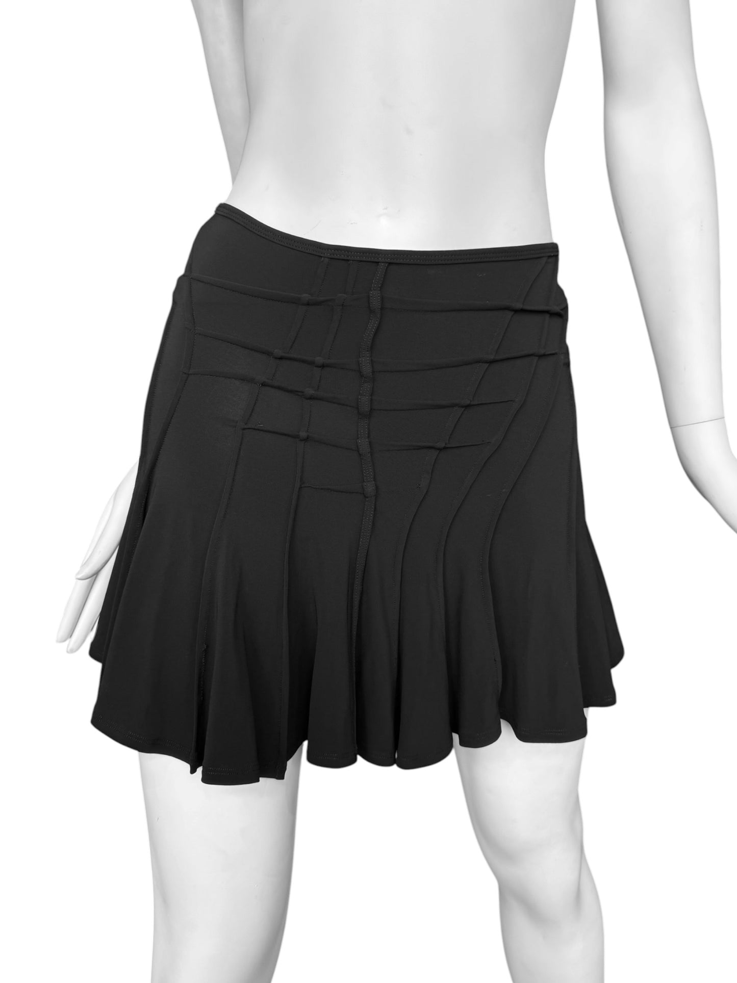PLEIN SUD SS2004 BLACK MINI SKIRT