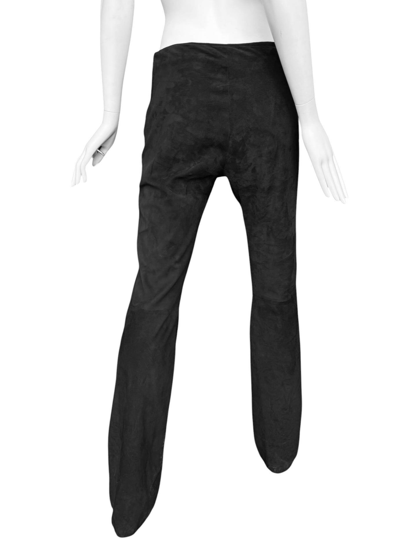 JITROIS 2000s BLACK LEATHER PANTS