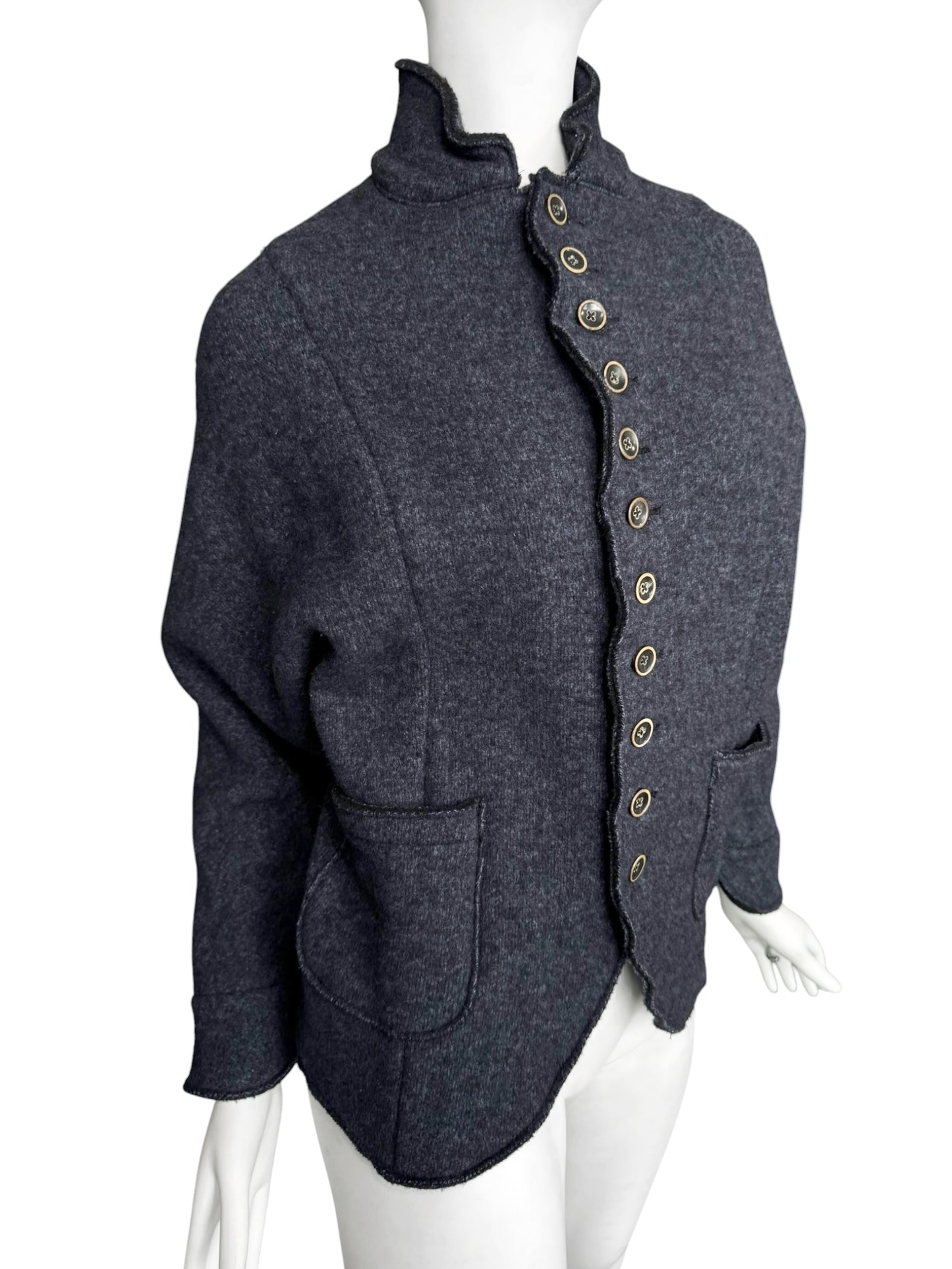 KAPITAL 2010s BLUE WOOL JACKET