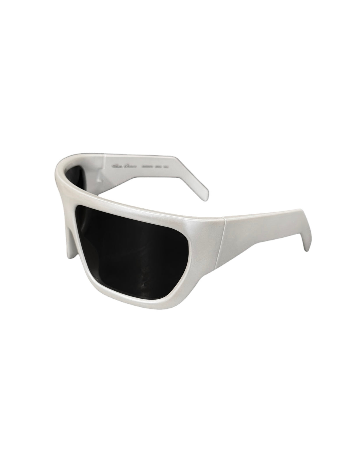 RICK OWENS FW2022 ‘STROBE’ WHITE MASK SUNGLASSES