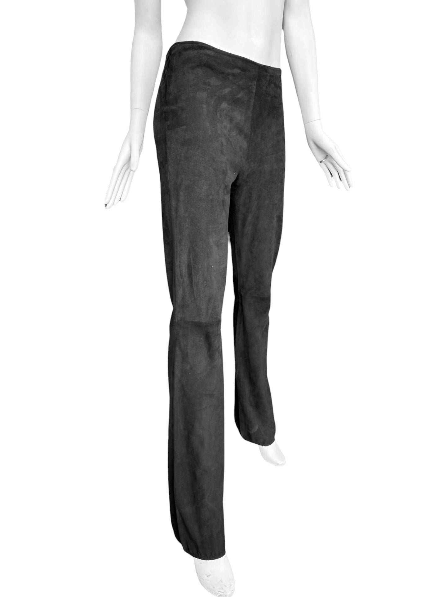 JITROIS 2000s BLACK LEATHER PANTS