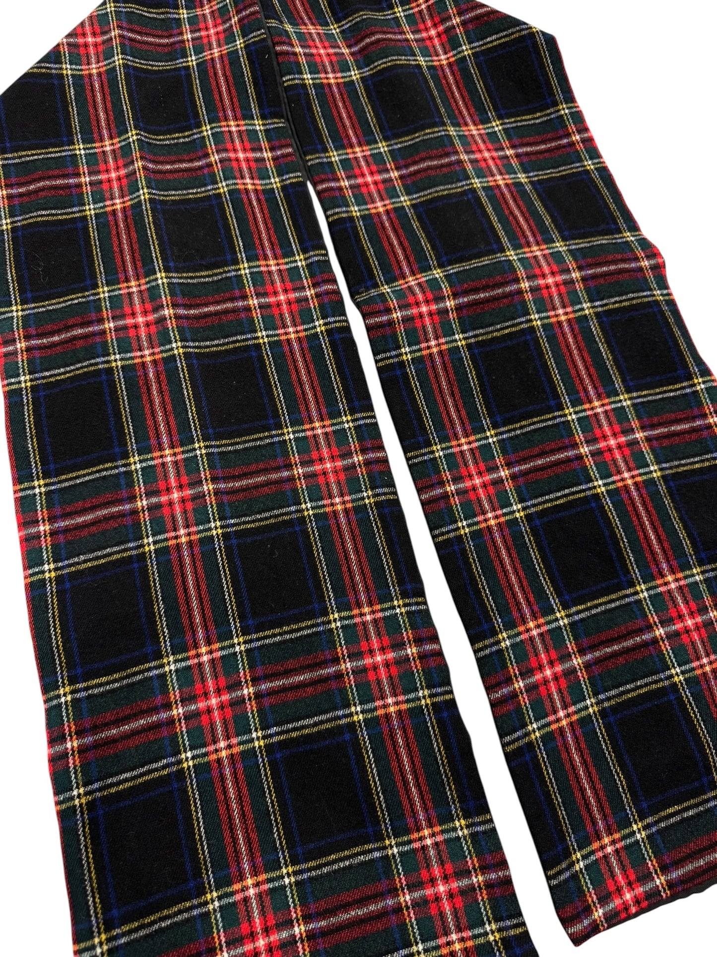 COMME DES GARÇONS HOMME 2000s WOOL TARTAN SCARF
