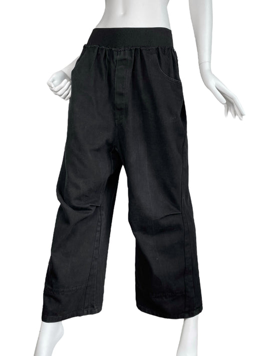 RAF SIMONS FW2022 BLACK BAGGY JEANS