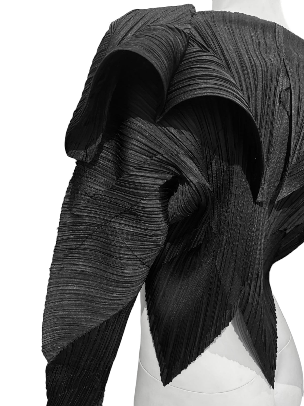 PLEATS PLEASE ISSEY MIYAKE FW2016 BLACK PLEATED JACKET