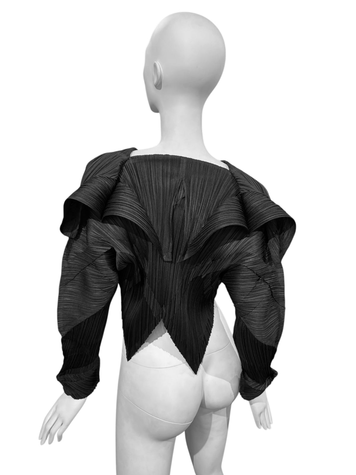 PLEATS PLEASE ISSEY MIYAKE FW2016 BLACK PLEATED JACKET
