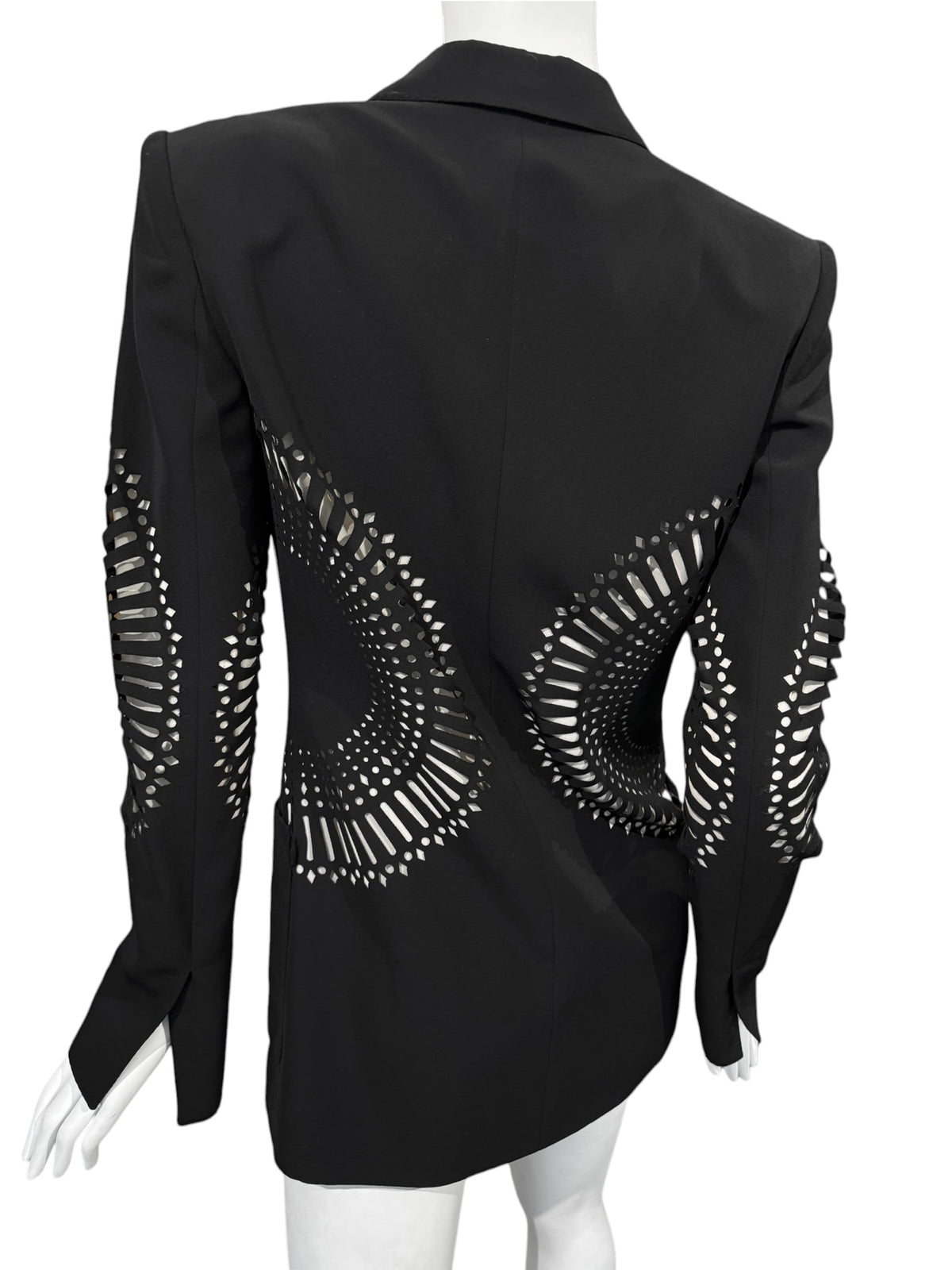 GIANFRANCO FERRÉ SS2004 BLACK CUT OUT BLAZER