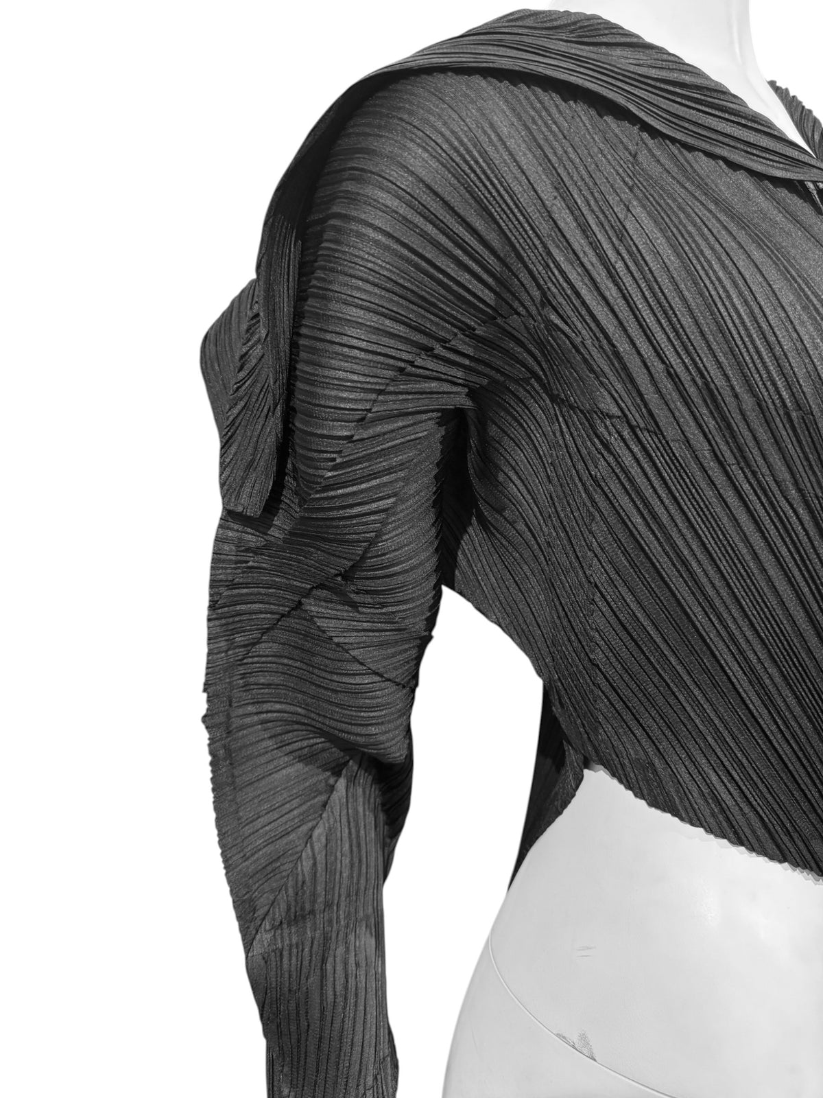 PLEATS PLEASE ISSEY MIYAKE FW2016 BLACK PLEATED JACKET