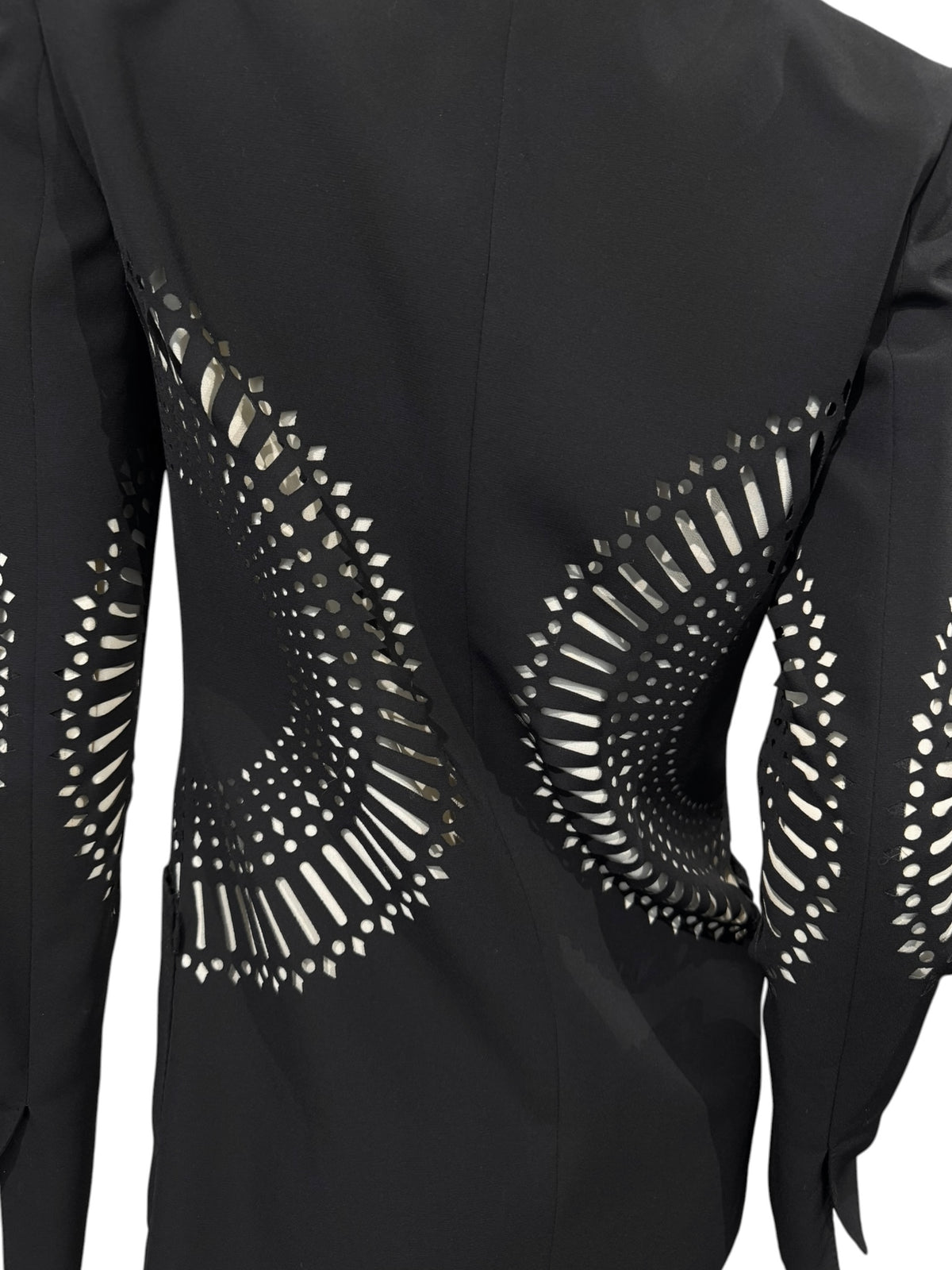 GIANFRANCO FERRÉ SS2004 BLACK CUT OUT BLAZER